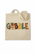 Gobble Tote Bag Gusseted Natural Canvas